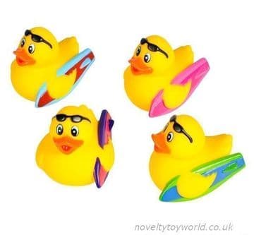 Novelty Surfer Character Toy Rubber Ducks (5cm)