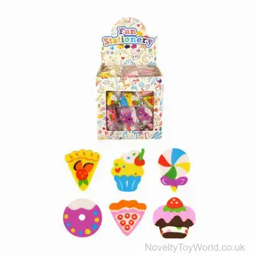 Novelty Sweet Shop Eraser Rubbers (3cm)