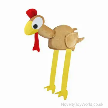 Novelty Turkey Hat with Head & Legs - Adult