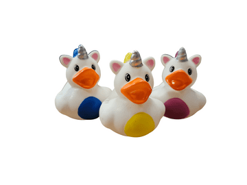 Novelty Unicorn Toy Rubber Ducks (5cm)