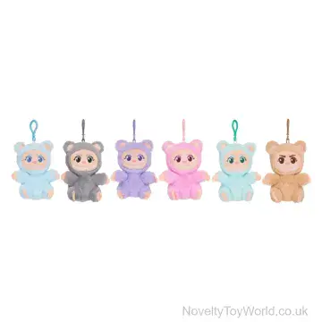 Onikuma Demon Bear Japanese Soft Toy Bag Clip (13cm)