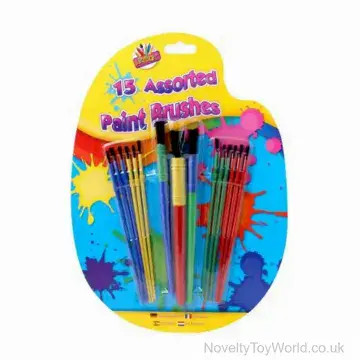 Pack of 15 Artists Paint Brushes For Kids