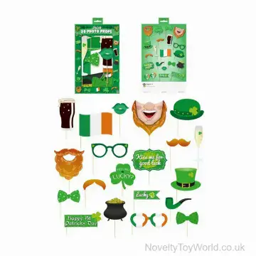 Pack of 20 Irish St Patrick's Day Photo Booth Props