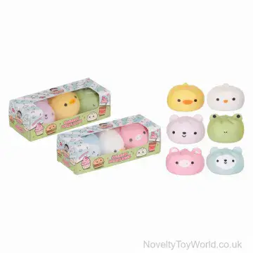 Pack of 3 Squishy Kawaii Dumplings (Boxed)