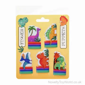 Pack of 5 Dino Finger Puppets (5cm)