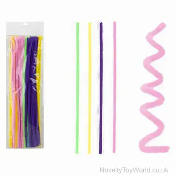 Pack of 60 Easter Colour Pipe Cleaners
