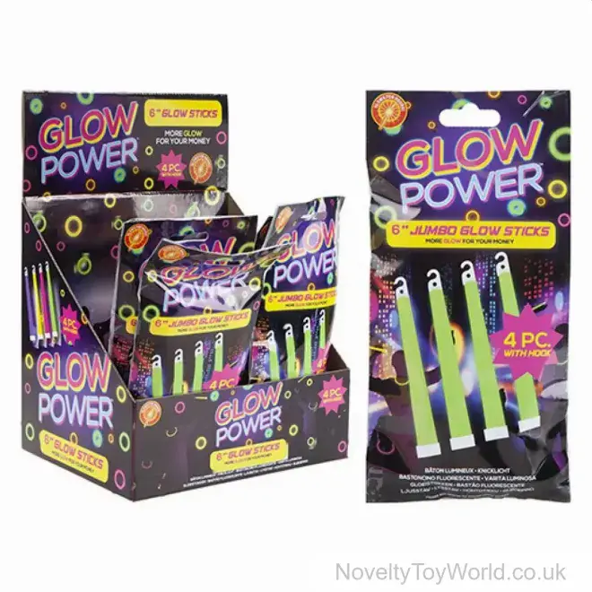 Bulk Buy | Party Glow Sticks - Pack of 3 (15cm)