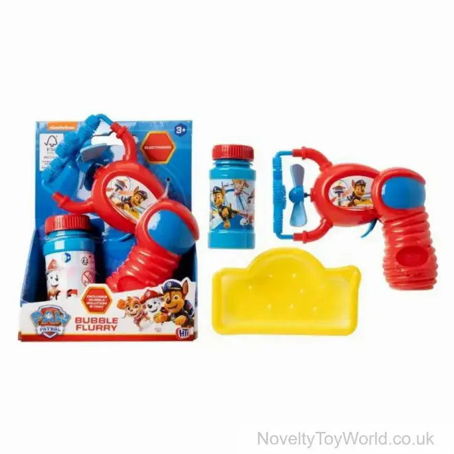 Paw Patrol Bubble Gun Set With 50ml Bubble Liquid | Bulk Buy Paw Patrol