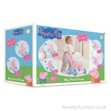 Peppa Pig 4 In 1 Toy Pram - Toddler Toys