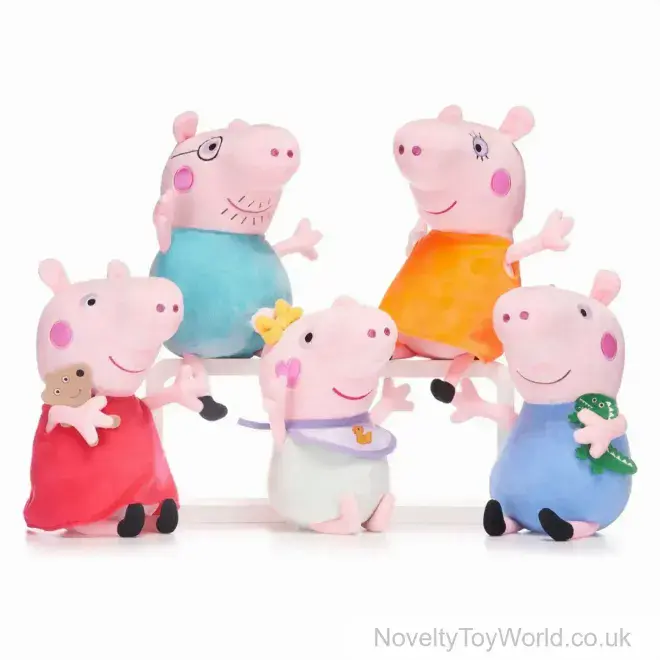 Peppa Pig Plush Family Mix (30cm) | Wholesale Toys UK
