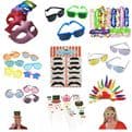 Photo Booth & Party Props Box | 160 Piece | Wholesale Novelty Supplies