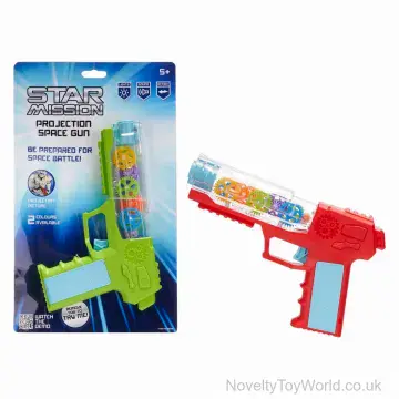 Picture Projection Space Gun with Sound - 2 Assorted (24cm)