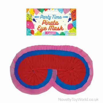 Pinata Theme Eye Mask - Purple & Red