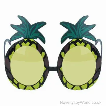Pineapple Tropical Novelty Sunglasses
