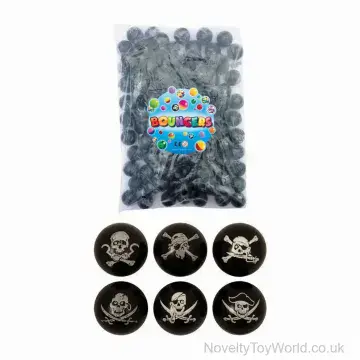 Pirate Bouncy Balls - Price Per Bag of 100 (3.3cm)