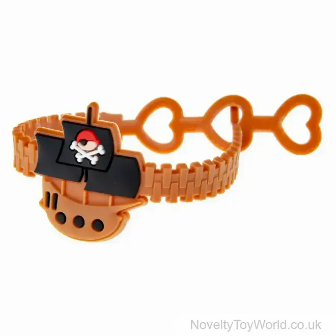 Pirate Bracelet Bangle For Kids (19cm) | Bulk Pirate Theme Party Toys