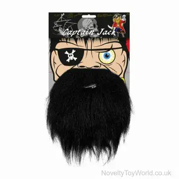 Pirate Full Beard Fancy Dress Addition