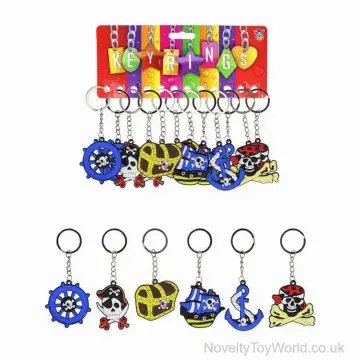 Pirate Keyring PVC Rubber (5cm)