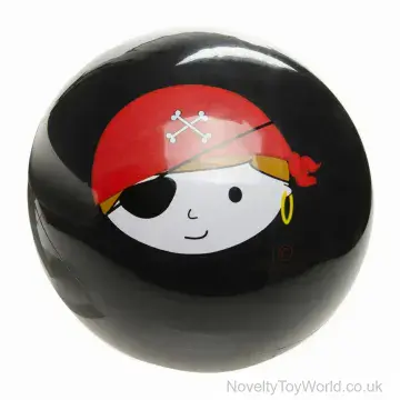 Pirate PVC Rubber Play Ball (23cm)