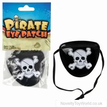 Pirate Skull & Crossbones Eye Patch for Fancy Dress