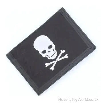 Pirate Skull & Crossbones Wallet (12cm x 9cm)