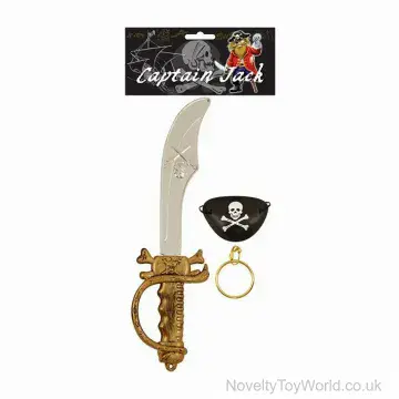 Pirate Sword Kids Pirate Party Fancy Dress With Accessories