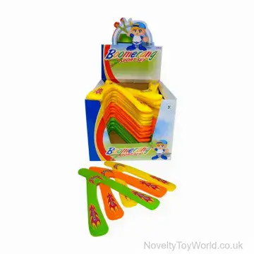 Plastic Boomerang Toy - Assorted Colours