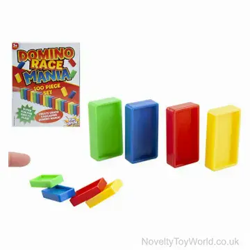 Plastic Cascading Dominoes Set - Boxed (100 Pieces)