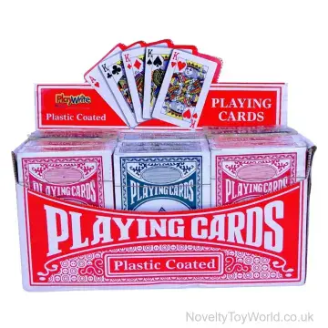 Plastic Coated Professional Playing Cards - Red & Blue