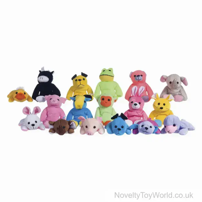 Plush Beanie Animal Assortment (20cm) | Bulk Buy Soft Toys