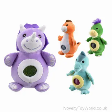 Plush Dinosaur Toy With Squishy Belly