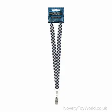 Police Whistle Fancy Dress Accessory On Lanyard (5.5cm)