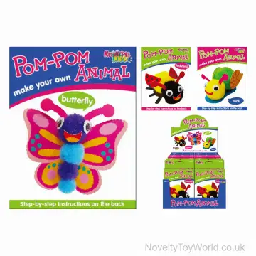 Pom Pom Animal Make Your Own Craft Kit