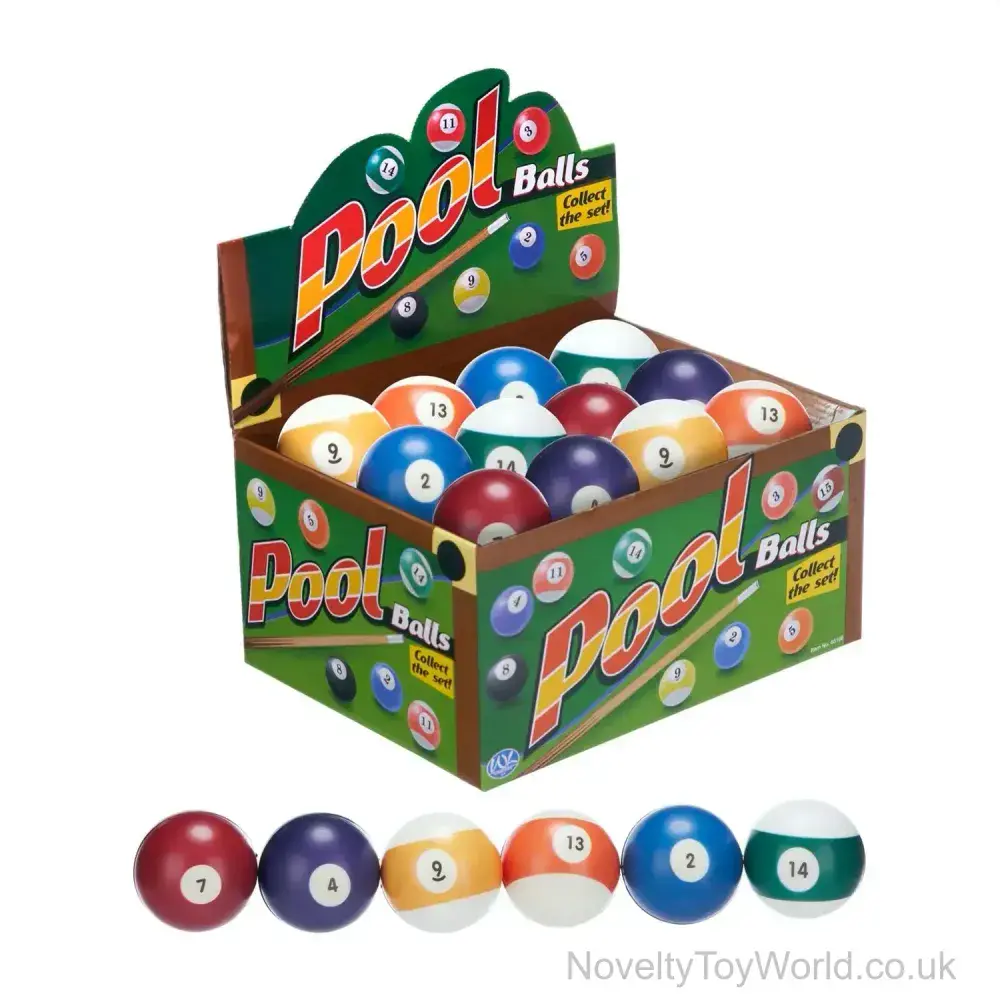 Pool Ball PU Foam Stress Toy (6cm) | Bulk Buy Stress Balls & Toys UK