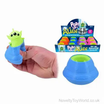 Pop Up Alien UFO Squishy Toy (7.5cm)