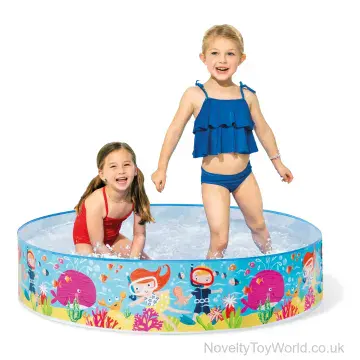 Pop Up Solid Intex Paddling Pool For Kids (122cm x 25cm)