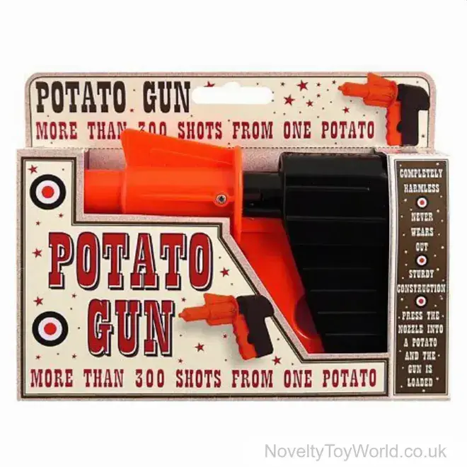 Potato Shooter Spud Gun (17cm) | Wholesale Novelty Toys