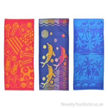 Premium Woven Beach Towel For Adults (125cm x 60cm)
