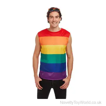 Pride Adult Rainbow Top (One Size)