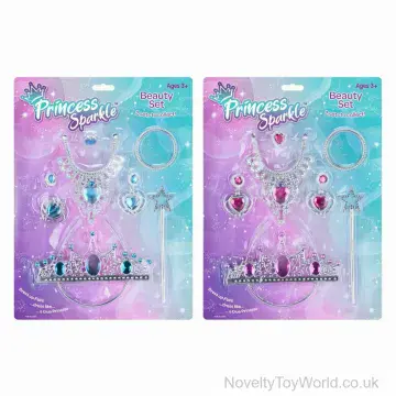 Princess Jewellery, Tiara & Wand Set - 2 Assorted