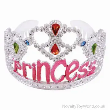 Princess Tiara for Girls - Fancy Dress Accessory