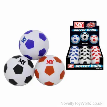 PU Football Sports Balls in Display Box (10cm)