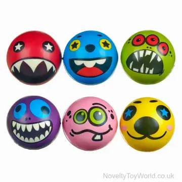 PU Monster Stress Balls (6.3cm)