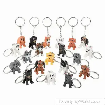 Puppy Dogs Novelty Keyring Collection (3.5cm)