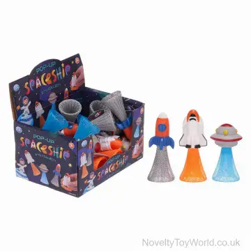 Push & Pop Up Spaceship Toy (9cm)