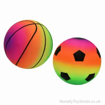 PVC Rubber Sports Play Ball With Dimples (13cm)