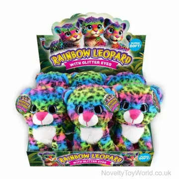 Rainbow Leopard Soft Toy (20cm)