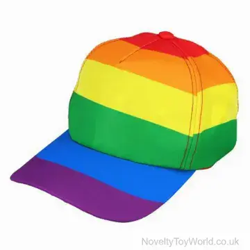 Rainbow Pride Baseball Cap Hat - Adult