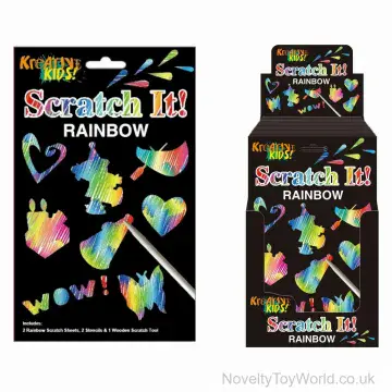 Rainbow Scratch Art Set (20cm)