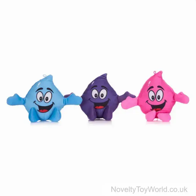 Raindrop Soft Toy (16cm) - 3 Assorted | Wholesale Plush Toys UK